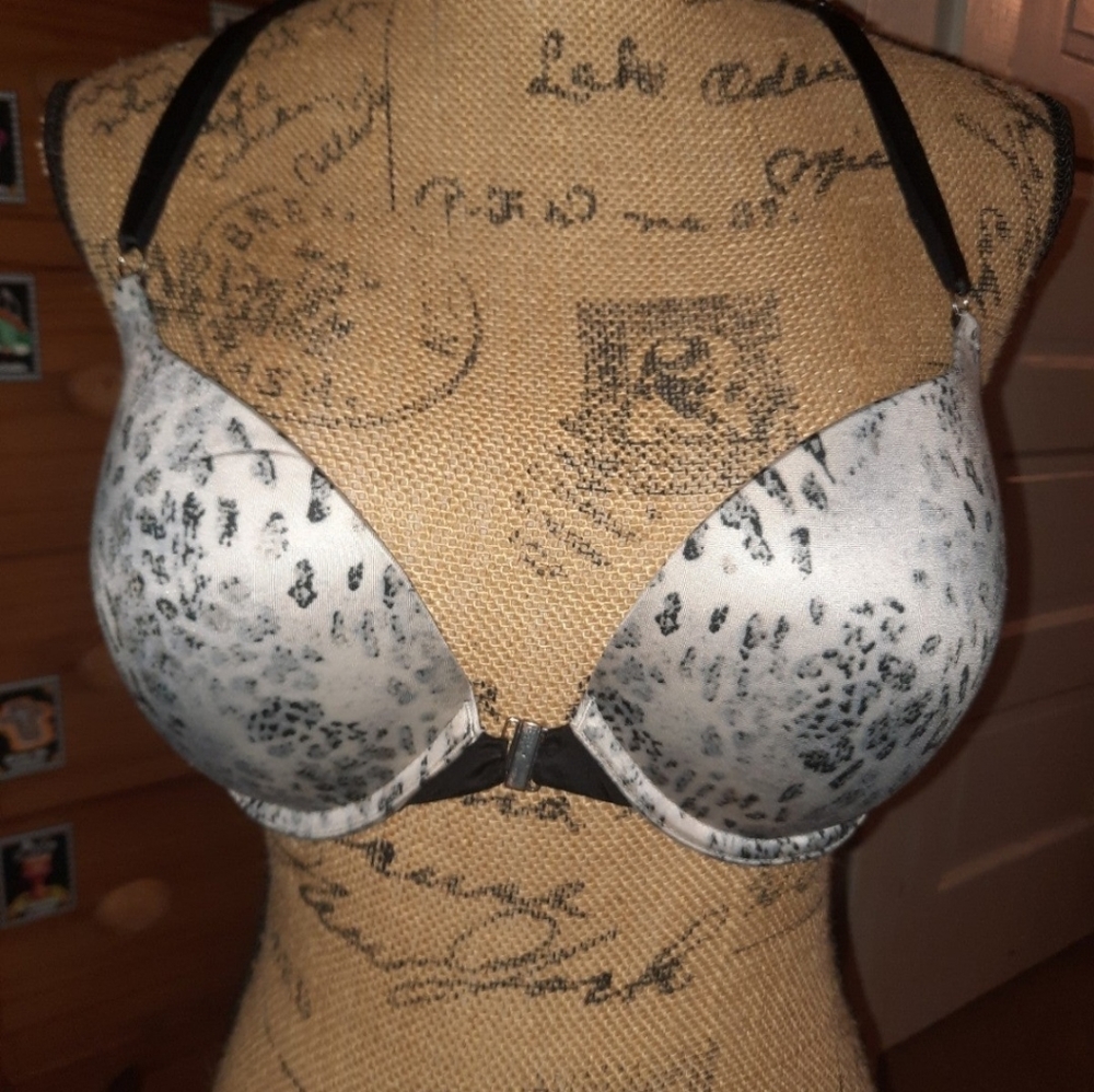 Leopard push up bra